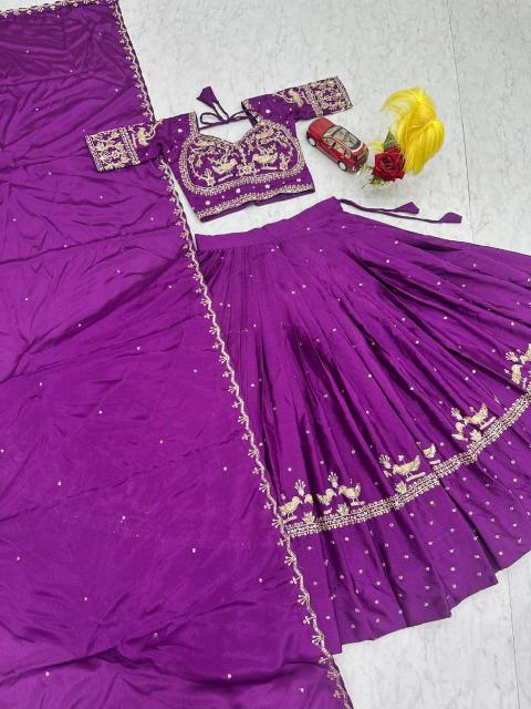 Tapi 322 chinon Bollywood lehenga choli market in Hyderabad